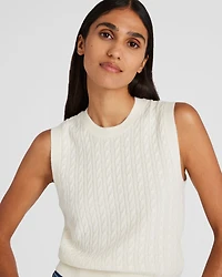 Cashmere Mini Cable Shell