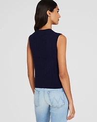 Cashmere Mini Cable Shell