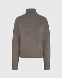 Cashmere Turtleneck Pullover Sweater