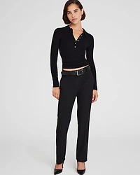 Cashmere Rib Polo