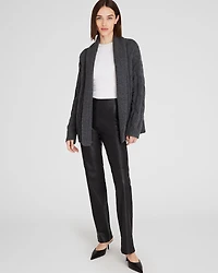 Cashmere Cable Wrap Cardigan