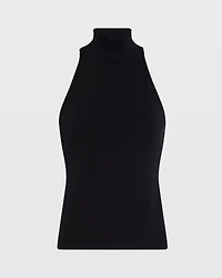 Sleeveless Mockneck Top