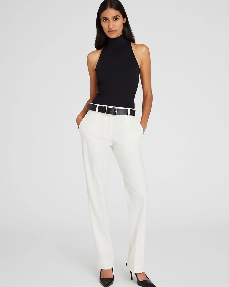 Sleeveless Mockneck Top