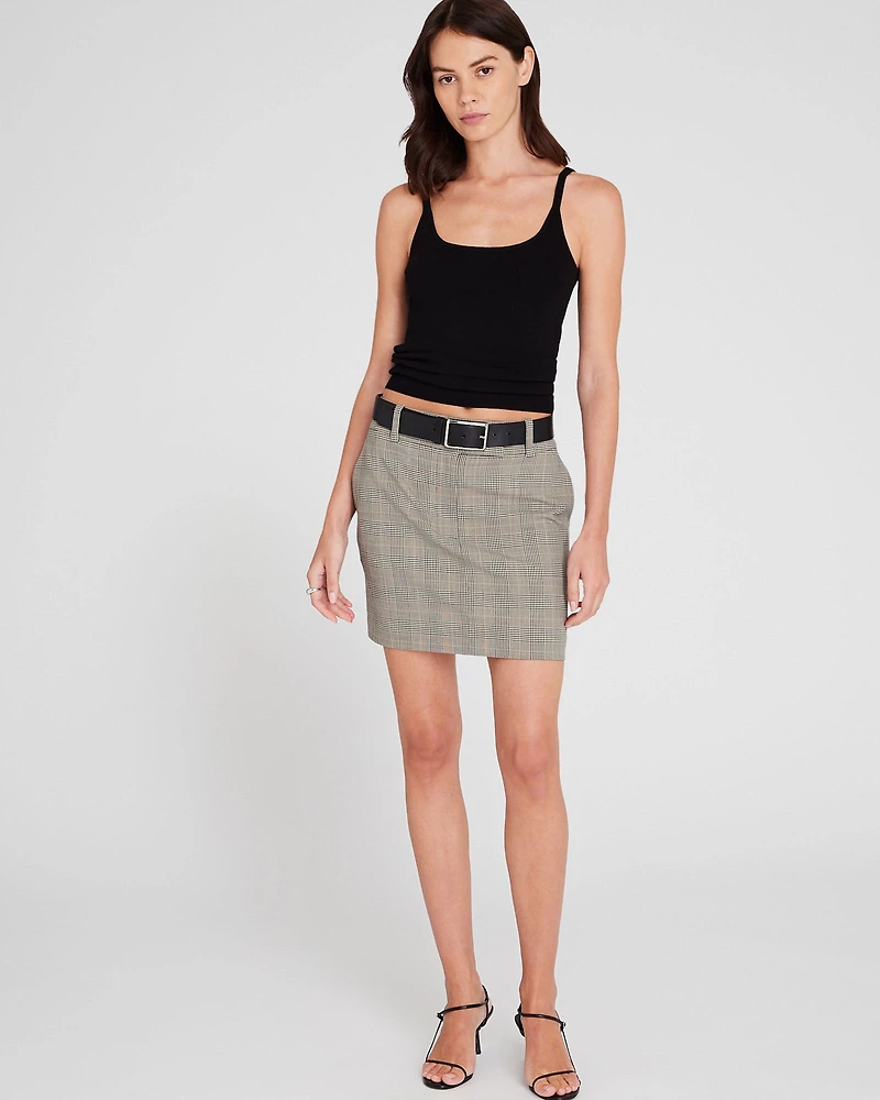 Trouser Mini Skirt