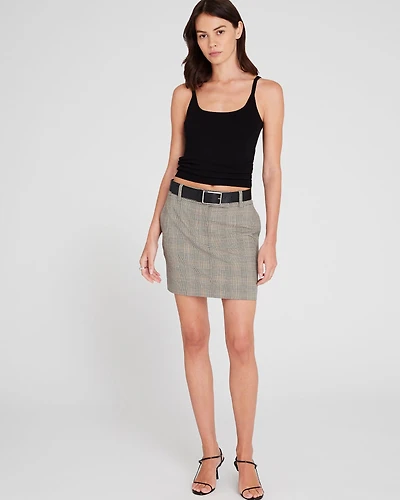 Trouser Mini Skirt