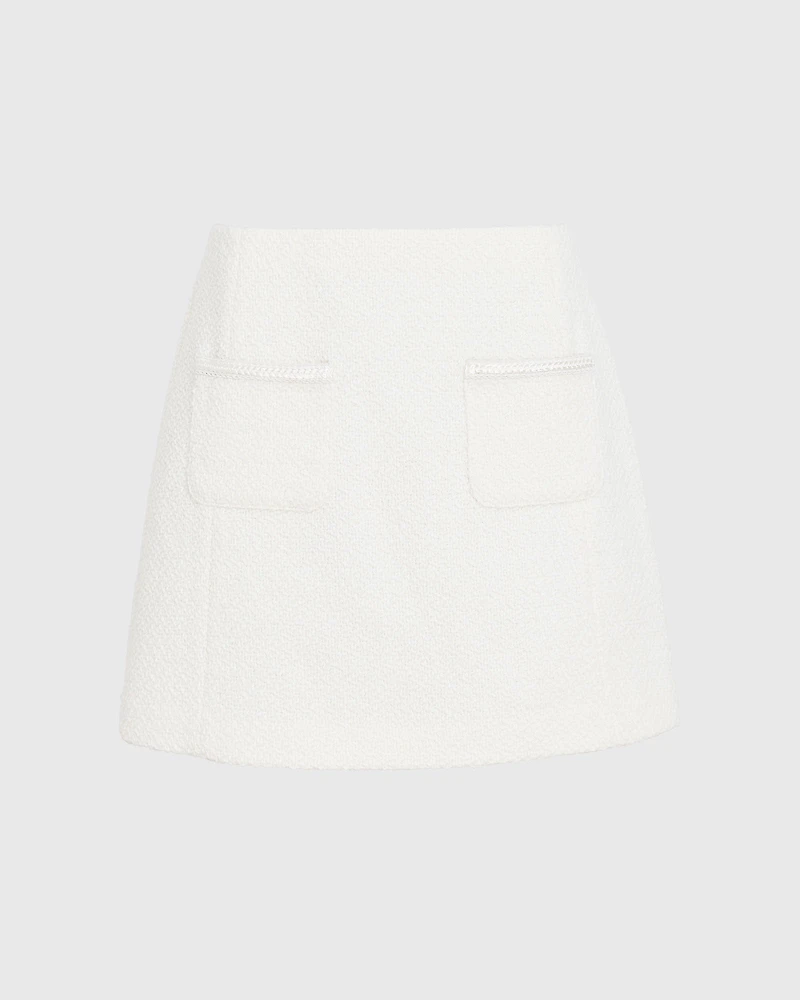 Tweed Mini Skirt