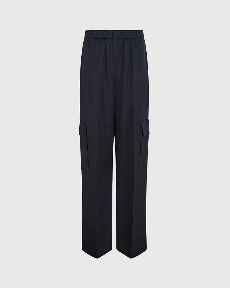 Silk Cargo Pant