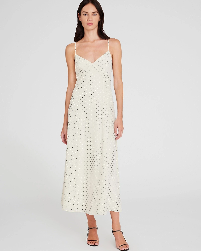 Sleeveless Silk Maxi Dress
