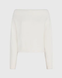 Off-The-Shoulder Alpaca Blend Sweater