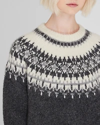 Fair Isle Alpaca Blend Sweater