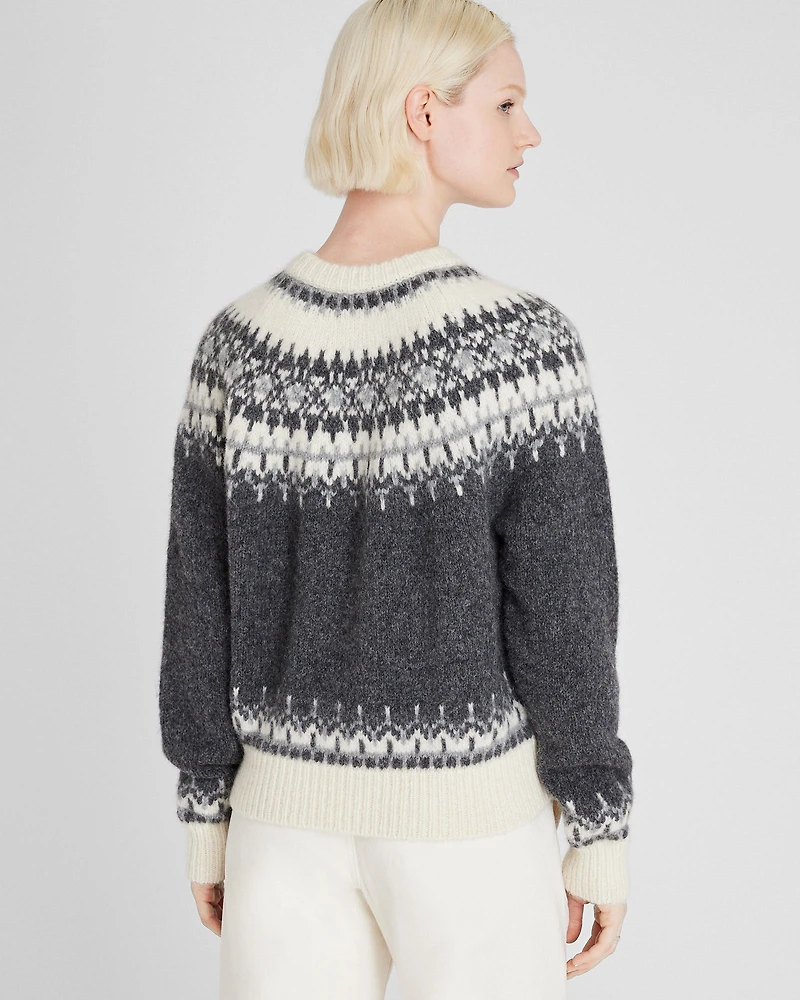 Fair Isle Alpaca Blend Sweater