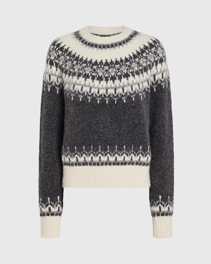 Fair Isle Alpaca Blend Sweater