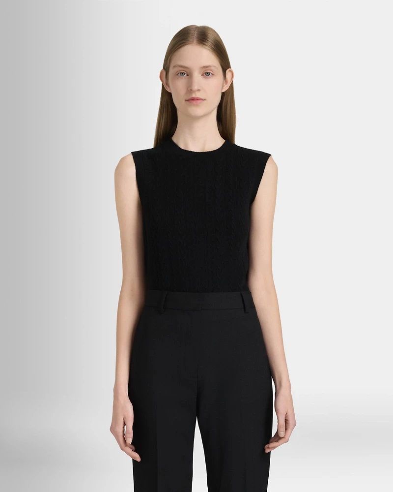 High Rise Fluid Crepe Trouser