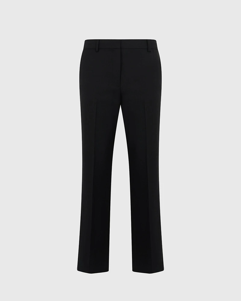 High Rise Fluid Crepe Trouser