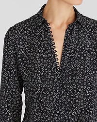 Printed Helek Silk Shirt