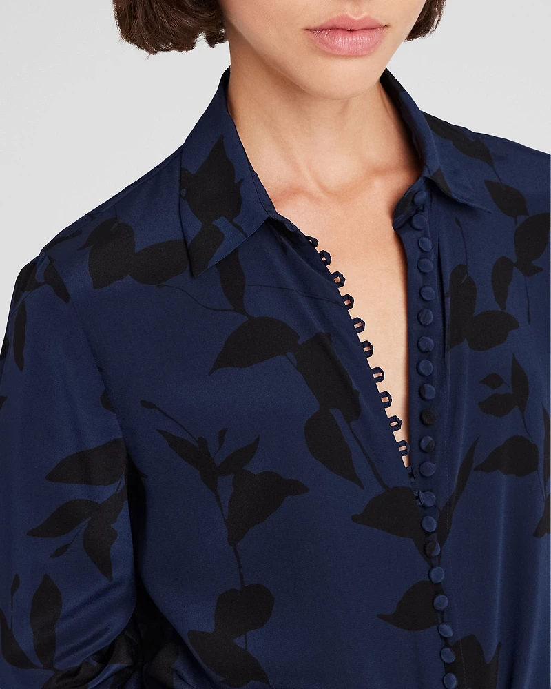 Printed Helek Silk Shirt