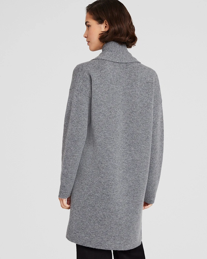 Wool Cashmere Wrap Cardigan