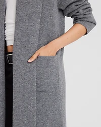 Wool Cashmere Wrap Cardigan