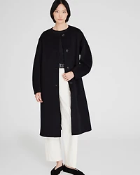 Double-Faced Scarf Coat