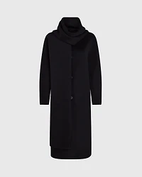Double-Faced Scarf Coat