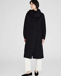 Double-Faced Scarf Coat