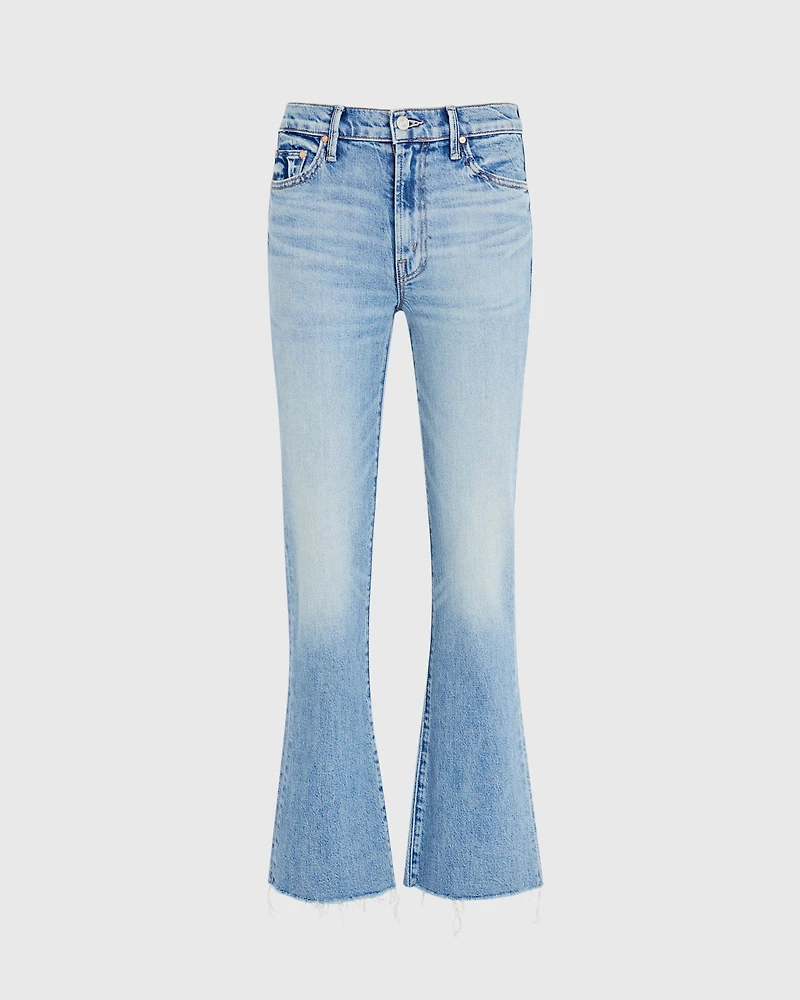 MOTHER The Outsider Flood Fray Jeans