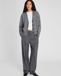 Brushed Cashmere Cardigan