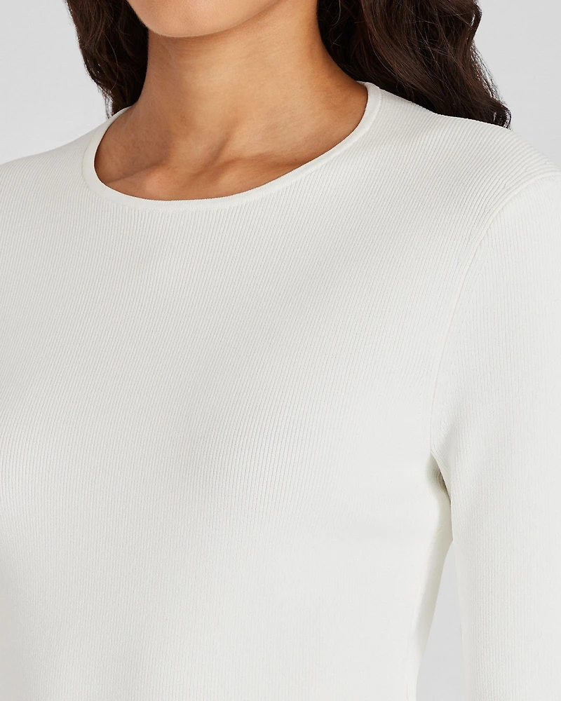 Slim Fit Ribbed Sweater