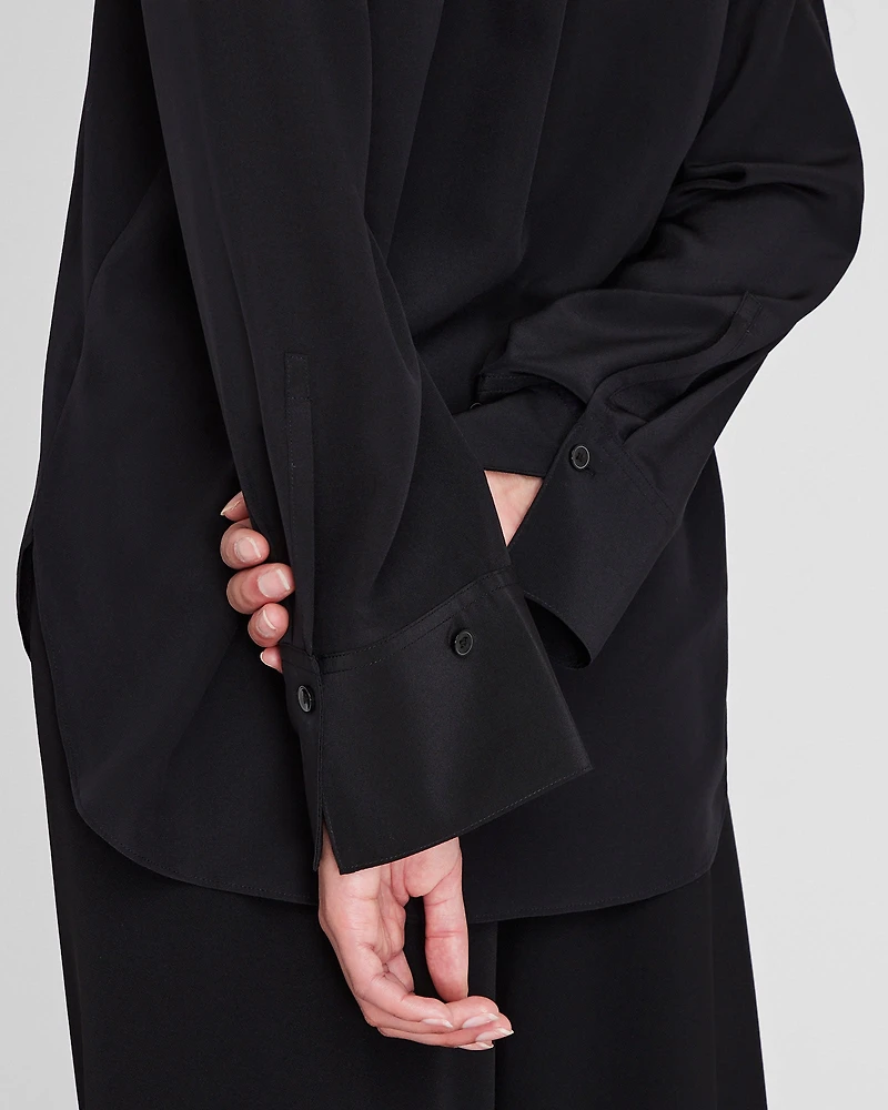 Silk Popover Shirt