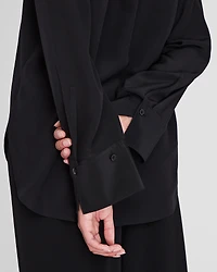 Silk Popover Shirt