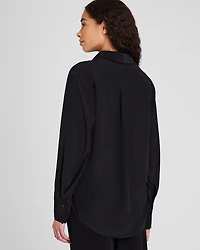 Silk Popover Shirt