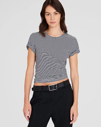 The Striped Crew Neck Tee