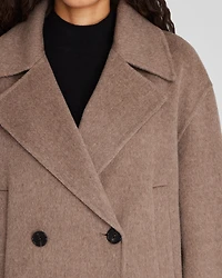 Capsule Cashmere Blend Short Peacoat