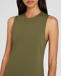 Ponte-Knit Maxi Dress