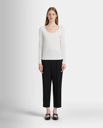 Long Sleeve Bowee Scoop Neck Top