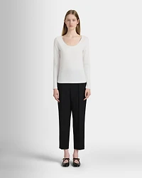 Long Sleeve Bowee Scoop Neck Top