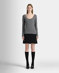 Long Sleeve Bowee Scoop Neck Top