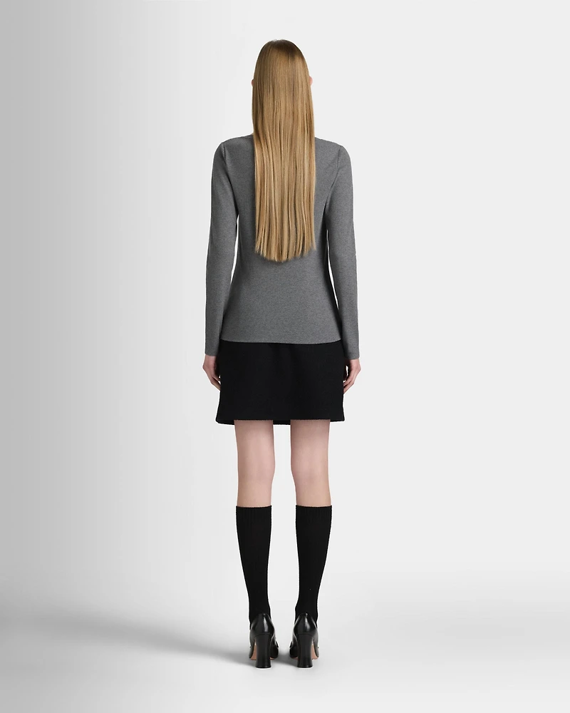 Long Sleeve Bowee Scoop Neck Top