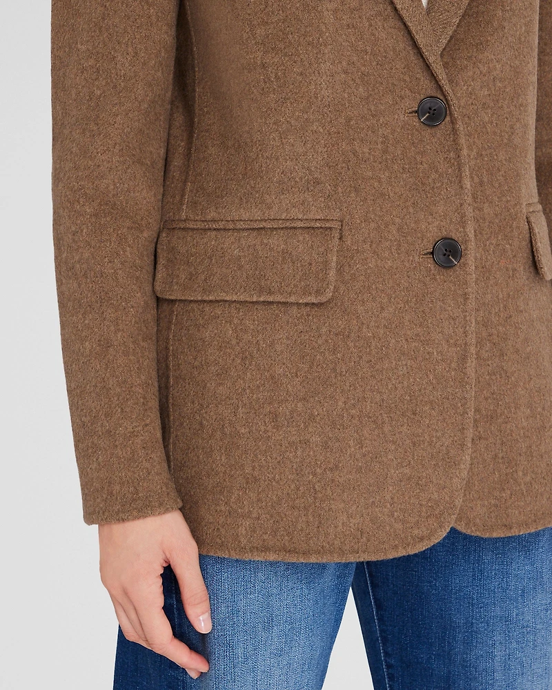 Double-Faced Blazer Coat