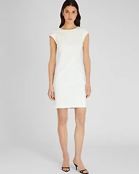 Darted Cap Sleeve Dress
