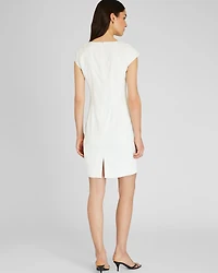 Darted Cap Sleeve Dress