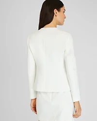 Crewneck Cutaway Blazer