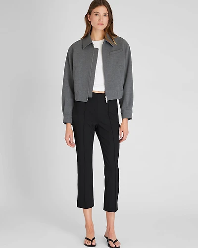 Cropped Compact Stretch Pant