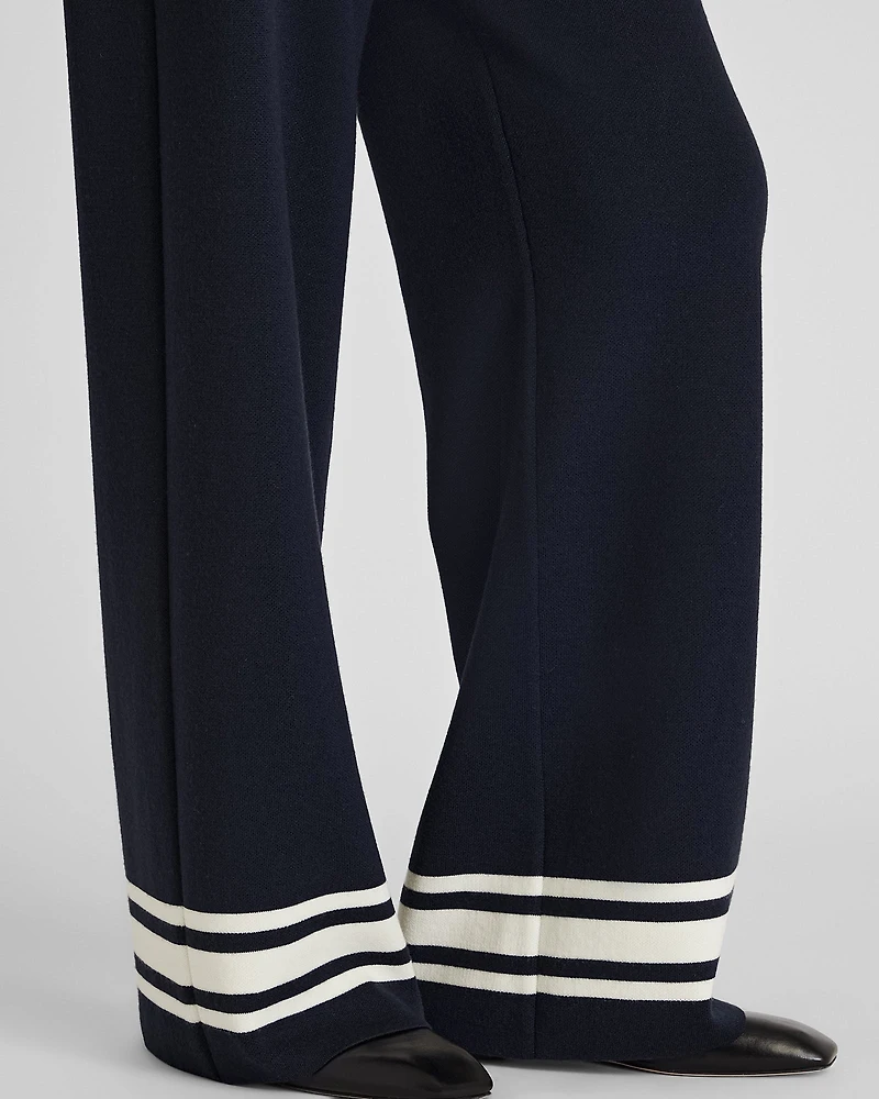 Stripe Border Sweater Pant