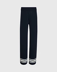 Stripe Border Sweater Pant