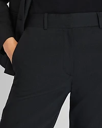 Straight Fit Linen Trouser