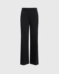 Straight Fit Linen Trouser