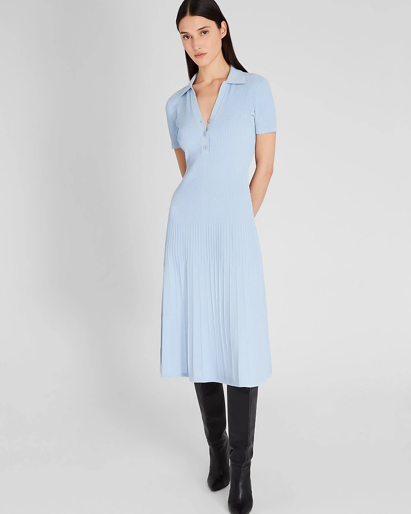 Johnny Collar Midi Dress