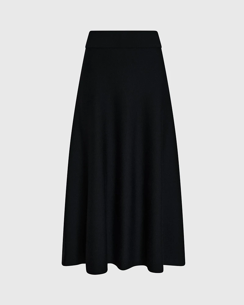 Merino Midi Sweater Skirt