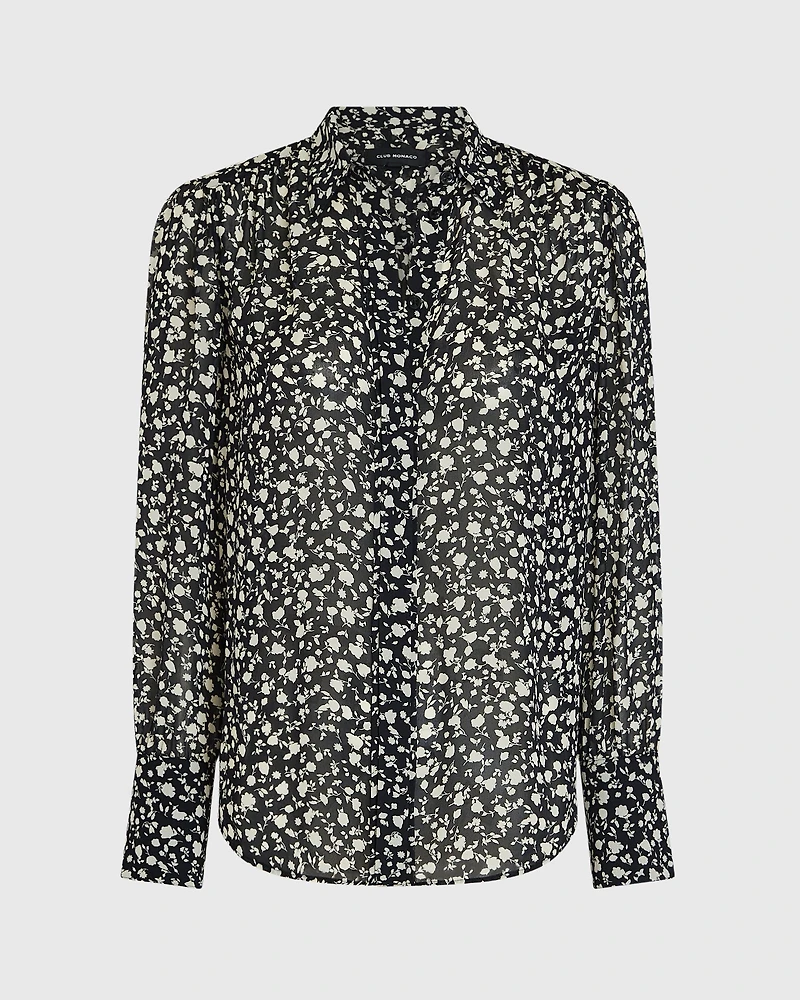 Shirred Shoulder Blouse